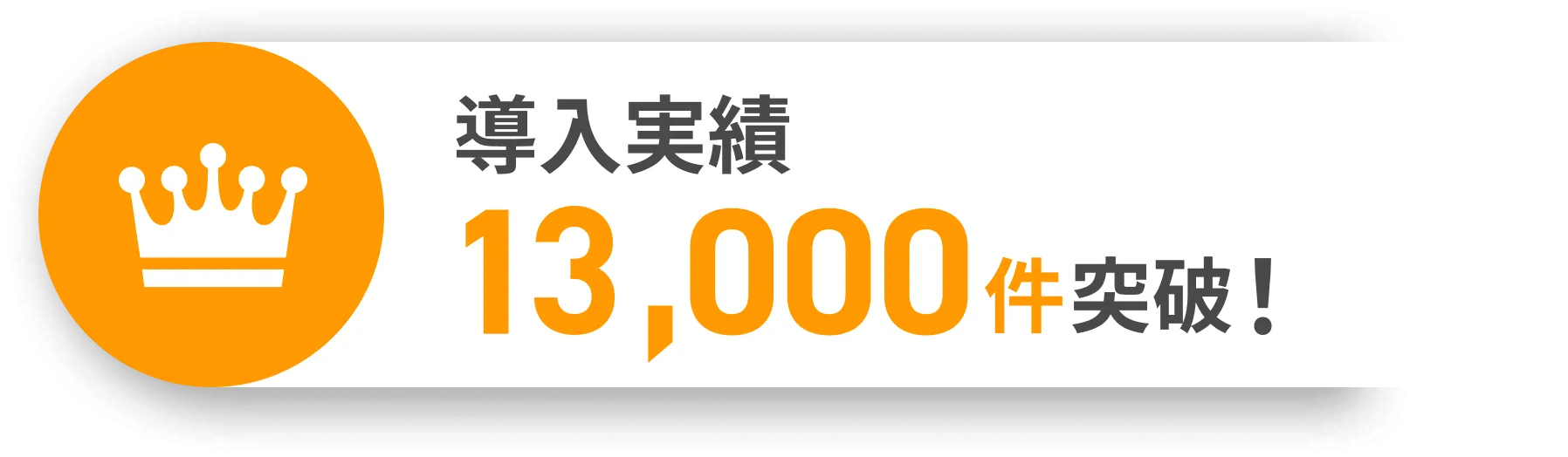 導入数10,000件突破