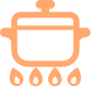 コンロ、ストーブのアイコン